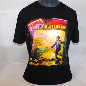 2018 Elton John Farewell Yellow Brick Road Concert Tour Graphic T Shirt Mens M